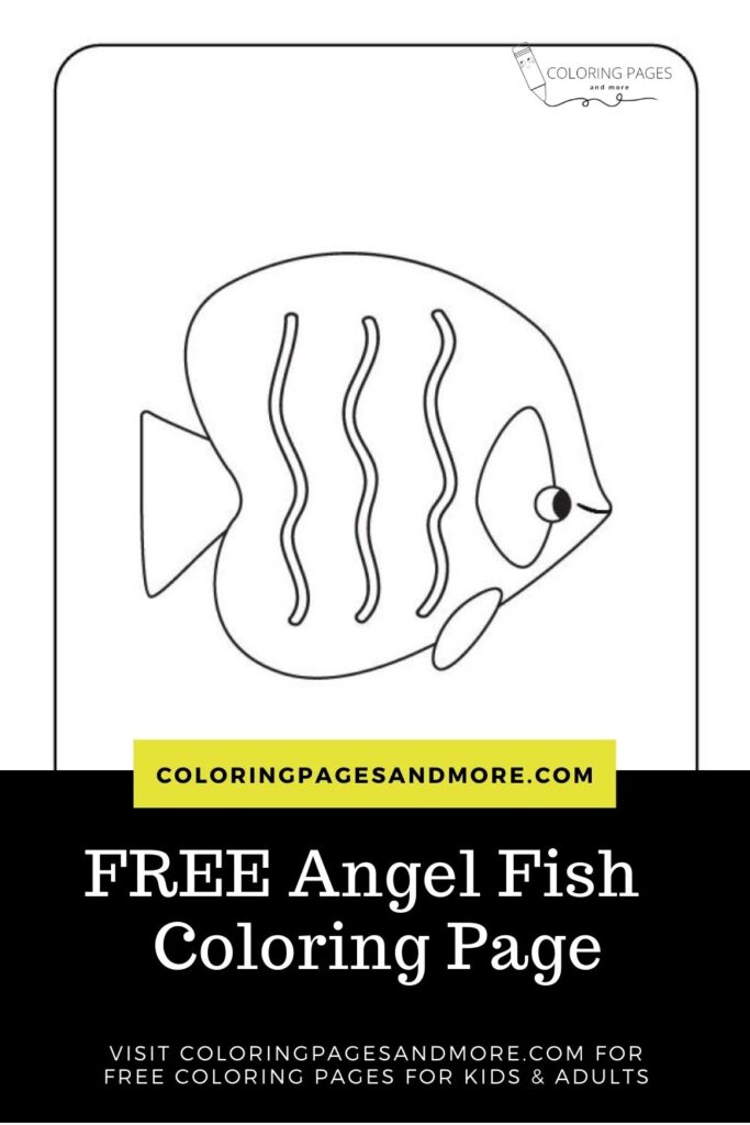 Angel Fish Coloring Page