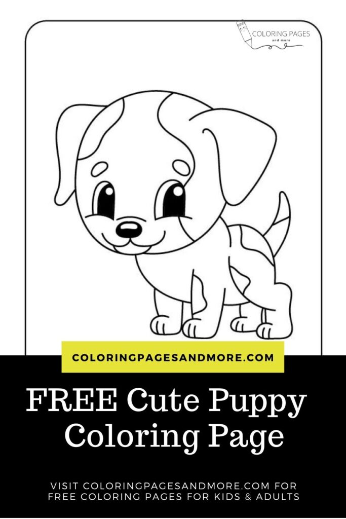 Download Cute Dog Coloring Page Gif