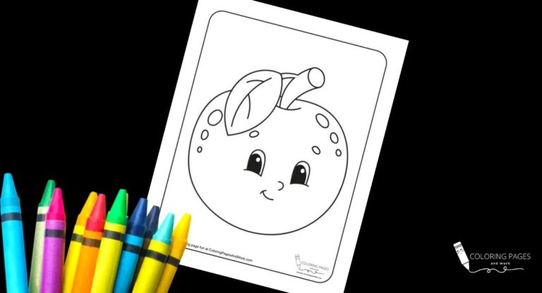 Apple Coloring Page