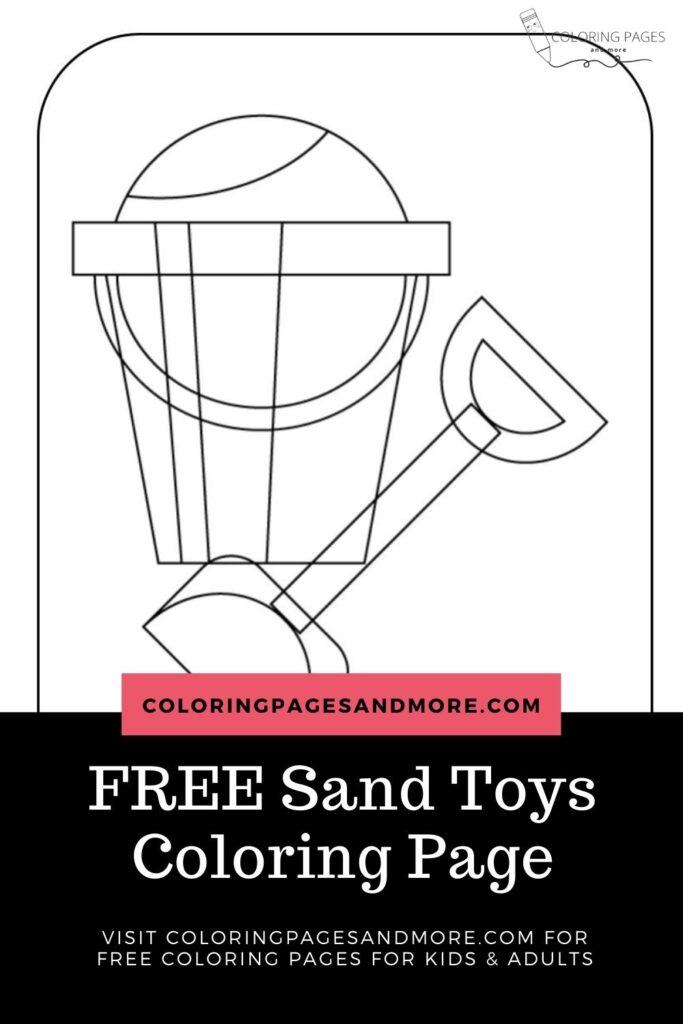 Sand Toys Coloring Page