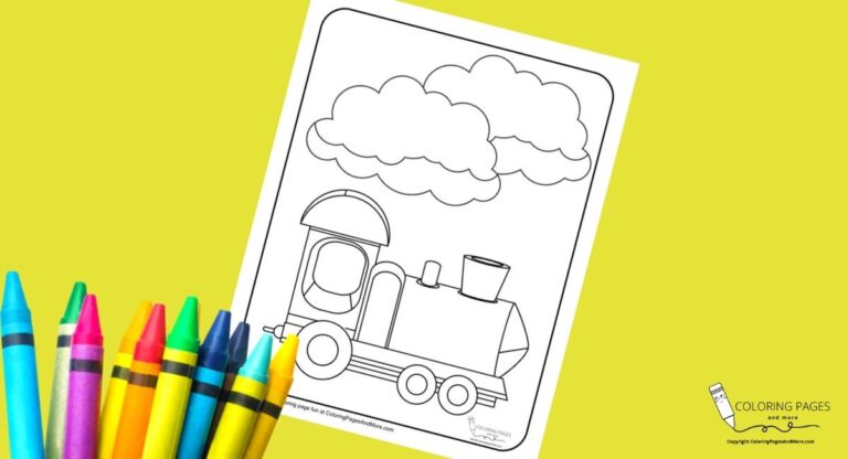 Choo Choo Train Coloring Page