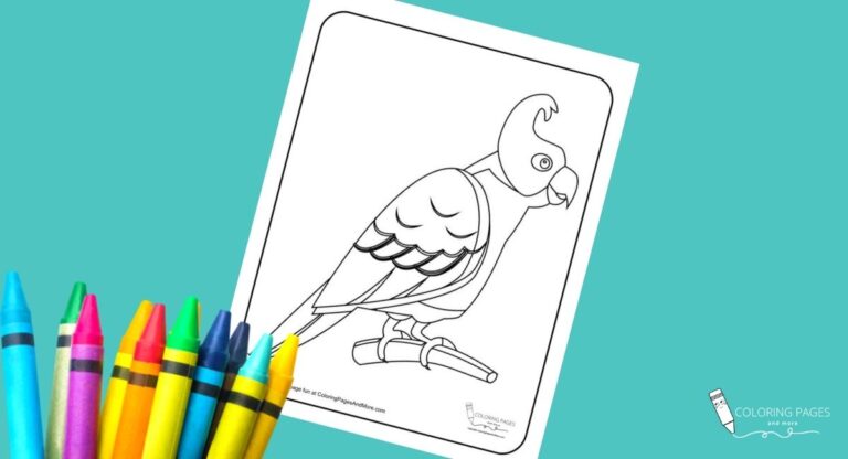 Parrot Coloring Page