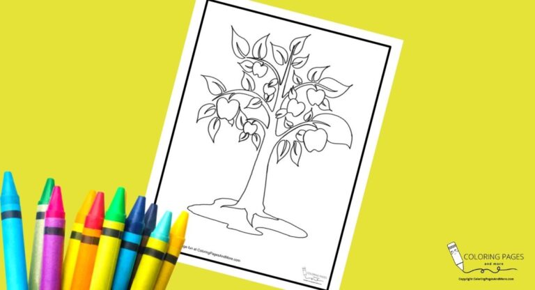 Apple Tree Coloring Page